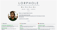 Desktop Screenshot of louphole.com