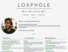 Tablet Screenshot of louphole.com